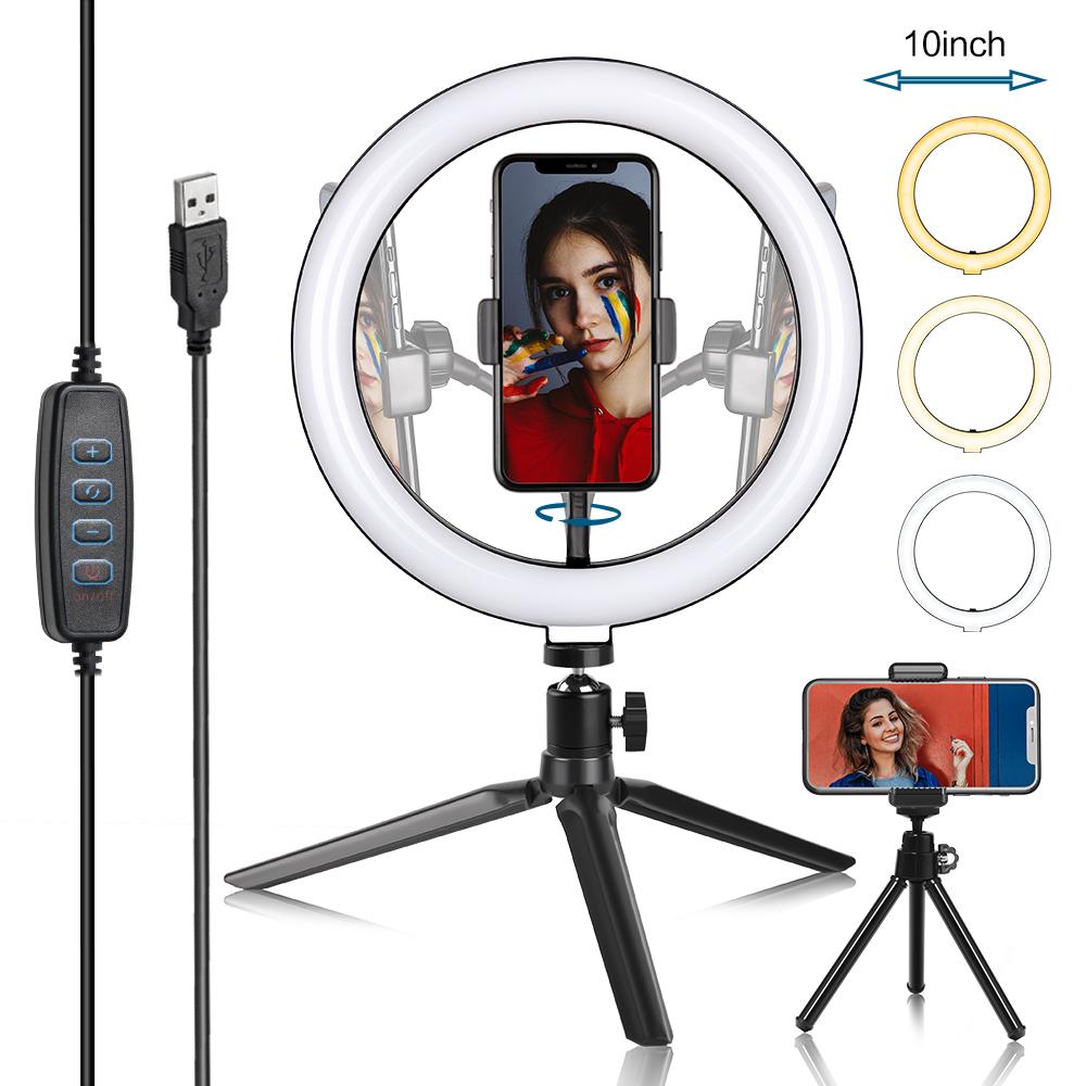 10" Ring Light Camera Tripod