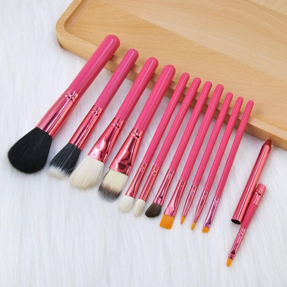 12PCS Eye Shadow/Powder/Foundation/Concealer/Blending Makeup Brushes Kit